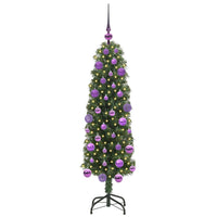 Albero di Natale artificiale con 150 LED Verde 120 cm 3394927