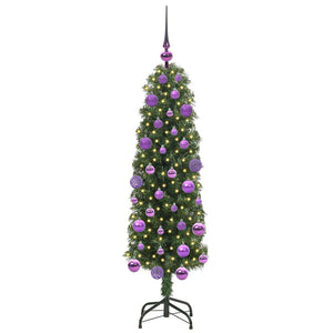 Albero di Natale artificiale con 150 LED Verde 120 cm 3394927