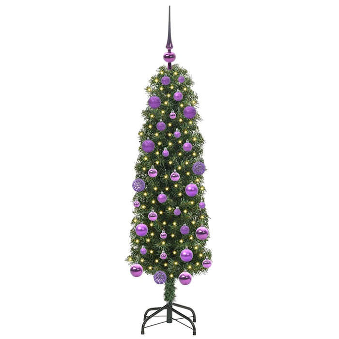 Albero di Natale artificiale con 150 LED Verde 120 cm 3394927