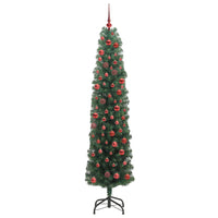 Albero di Natale artificiale con 300 LED Verde 180 cm 3394943