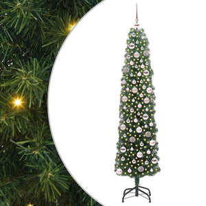 Albero di Natale artificiale con 300 LED Verde 180 cm 3394945