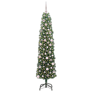 Albero di Natale artificiale con 300 LED Verde 180 cm 3394945