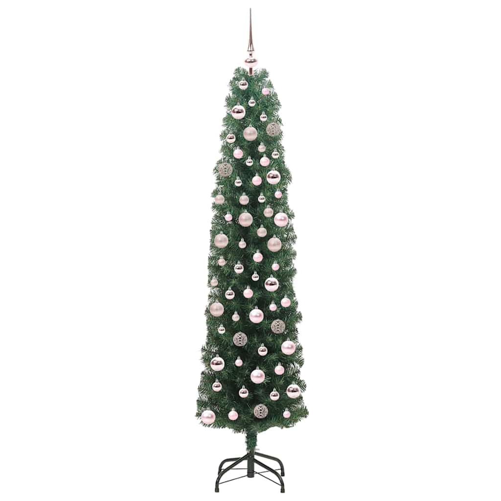 Albero di Natale Artificiale-Albero Natalizio con 300 LED Verde 180 cm 478525