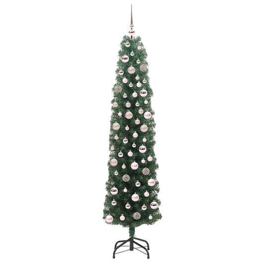 Albero di Natale Artificiale-Albero Natalizio con 300 LED Verde 180 cm 478525