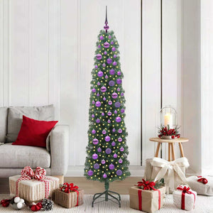 Albero di Natale artificiale con 300 LED Verde 180 cm 3394949