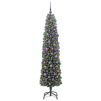 Albero di Natale Artificiale-Albero Natalizio con 300 LED Verde 180 cm 812745