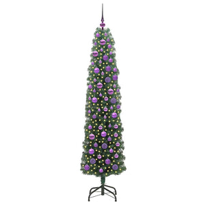 Albero di Natale Artificiale-Albero Natalizio con 300 LED Verde 180 cm 812745