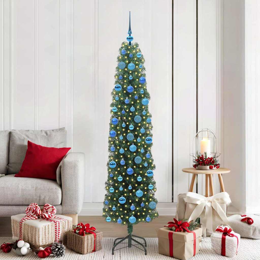 Albero di Natale artificiale con 300 LED Verde 180 cm 3394950