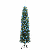 Albero di Natale Artificiale-Albero Natalizio con 300 LED Verde 180 cm 491828