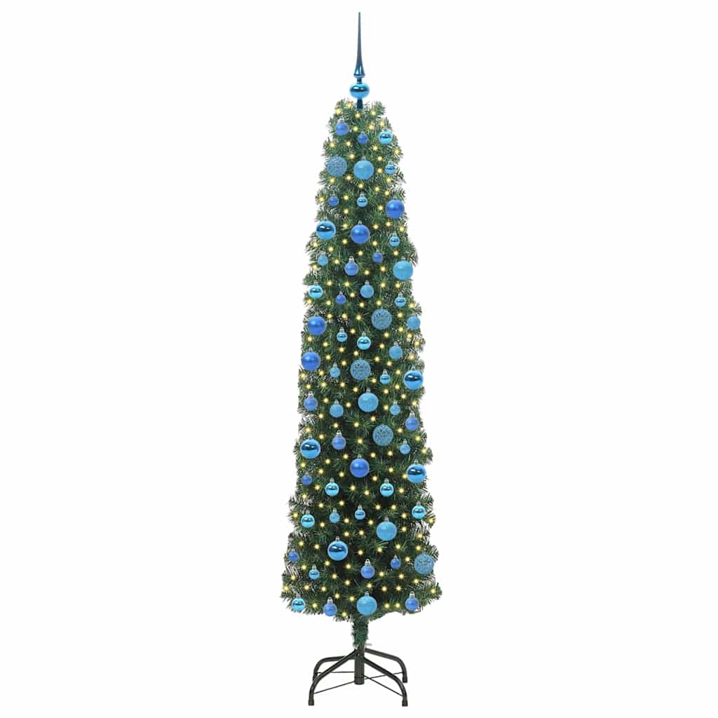 Albero di Natale artificiale con 300 LED Verde 180 cm 3394950