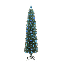 Albero di Natale artificiale con 300 LED Verde 180 cm 3394950