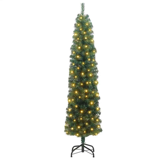 Albero di Natale artificiale con 300 LED Verde 210 cm 3394952