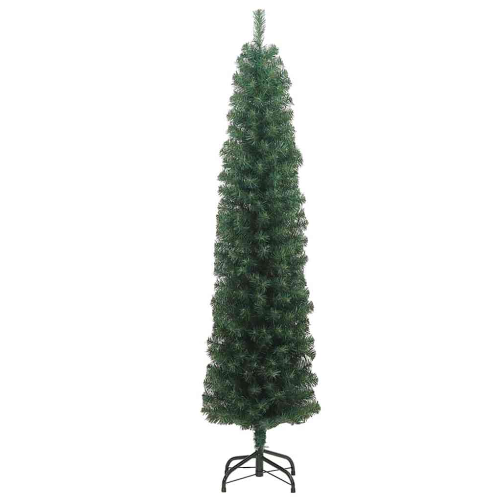Albero di Natale pieghevole 300 LED e Set di Palline Verde 210 cm 3394955