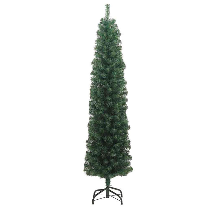 Albero di Natale pieghevole 300 LED e Set di Palline Verde 210 cm 3394955