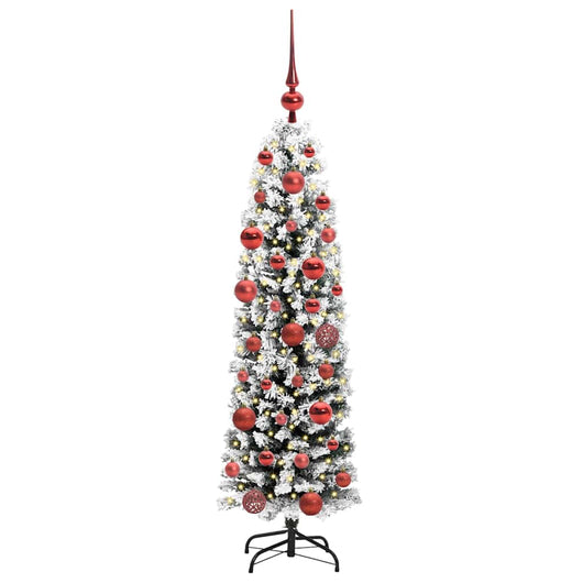 Albero di Natale Artificiale-Albero Natalizio con 150 LED Verde 150 cm 504087