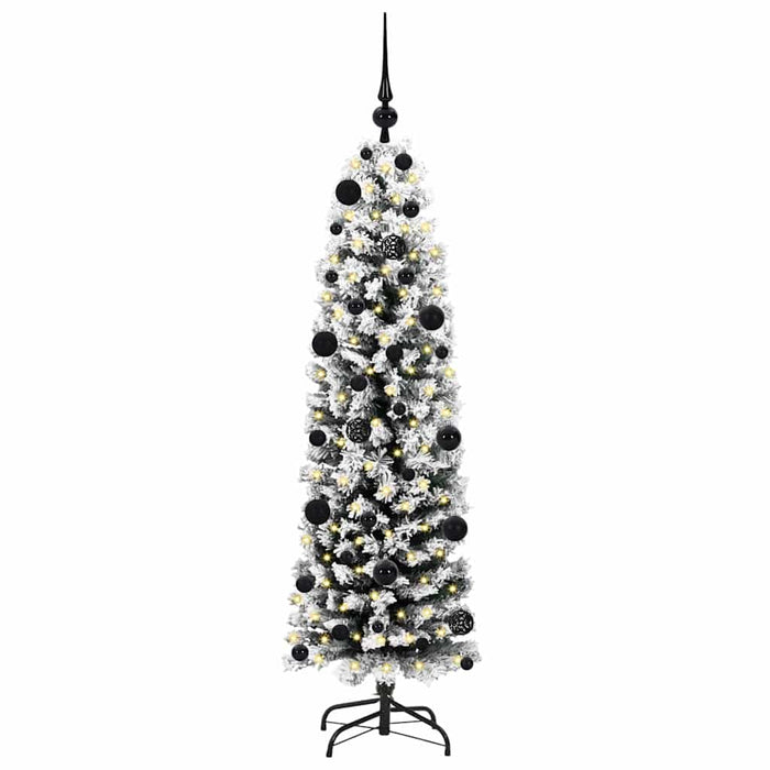Albero di Natale Artificiale-Albero Natalizio con 150 LED Verde 150 cm 629788