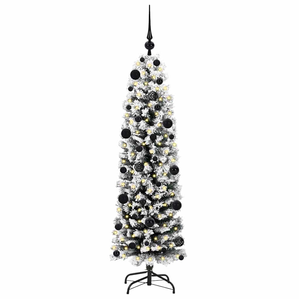 Albero di Natale artificiale con 150 LED Verde 150 cm 3395006