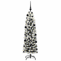 Albero di Natale artificiale con 150 LED Verde 150 cm 3395006