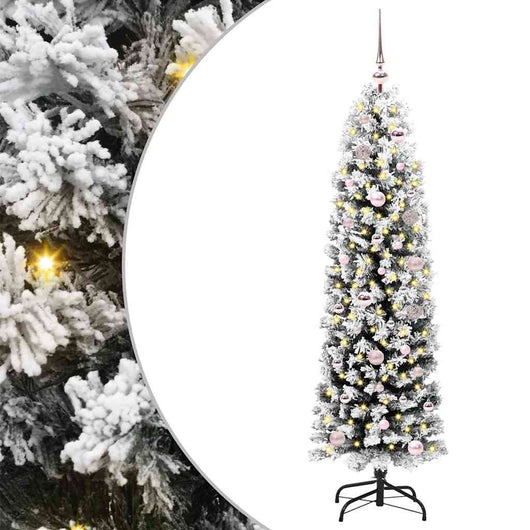 Albero di Natale artificiale con 150 LED Verde 150 cm 3395007