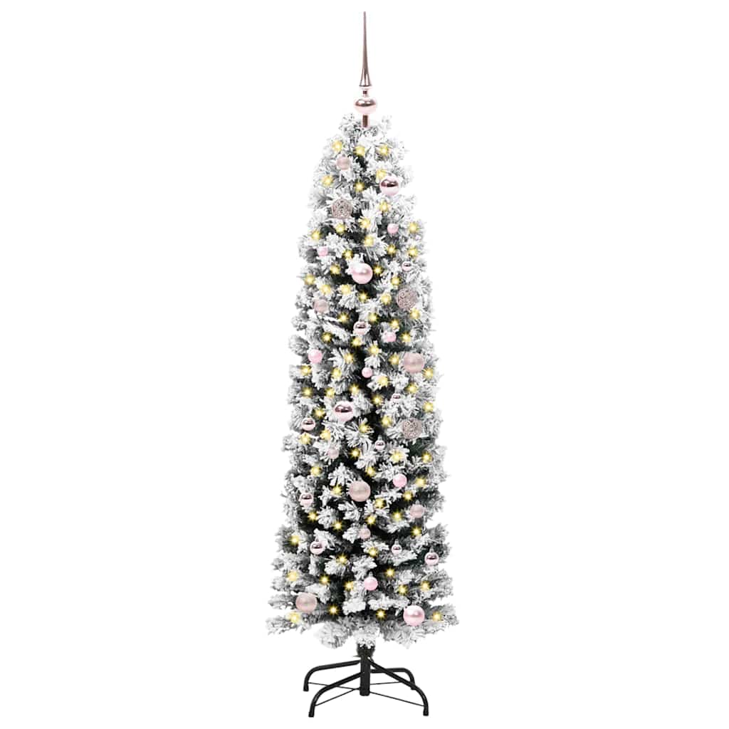 Albero di Natale artificiale con 150 LED Verde 150 cm 3395007