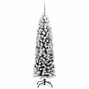 Albero di Natale artificiale con 150 LED Verde 150 cm 3395007