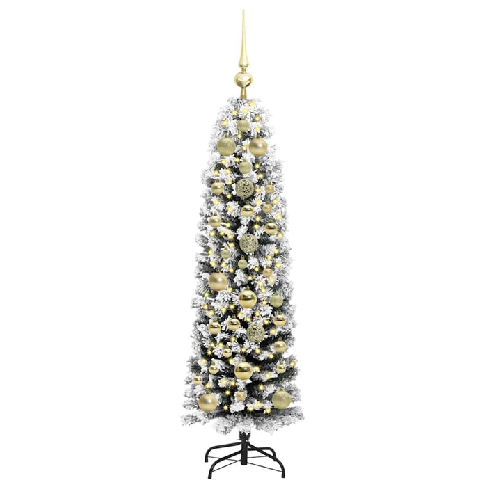 Albero di Natale artificiale con 150 LED Verde 150 cm 3395009