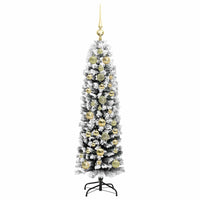 Albero di Natale artificiale con 150 LED Verde 150 cm 3395009