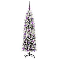Albero di Natale artificiale con 150 LED Verde 150 cm 3395011