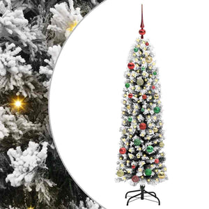 Albero di Natale artificiale con 150 LED Verde 150 cm 3395013