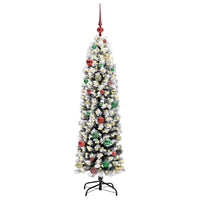 Albero di Natale Artificiale-Albero Natalizio con 150 LED Verde 150 cm 769901