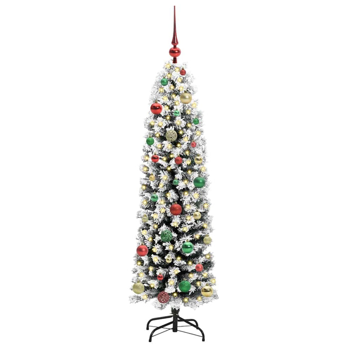 Albero di Natale artificiale con 150 LED Verde 150 cm 3395013
