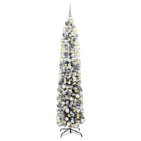 vidaXL Albero di Natale snodato Verde 48 x 48 x 180 cm