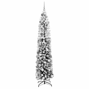 vidaXL Albero di Natale snodato Verde 48 x 48 x 180 cm