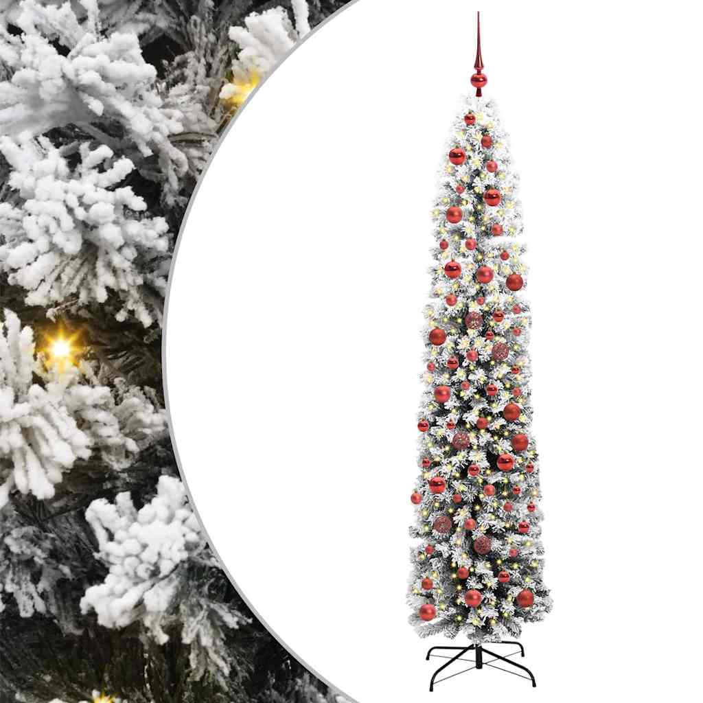 Albero di Natale artificiale con 300 LED Verde 180 cm 3395018