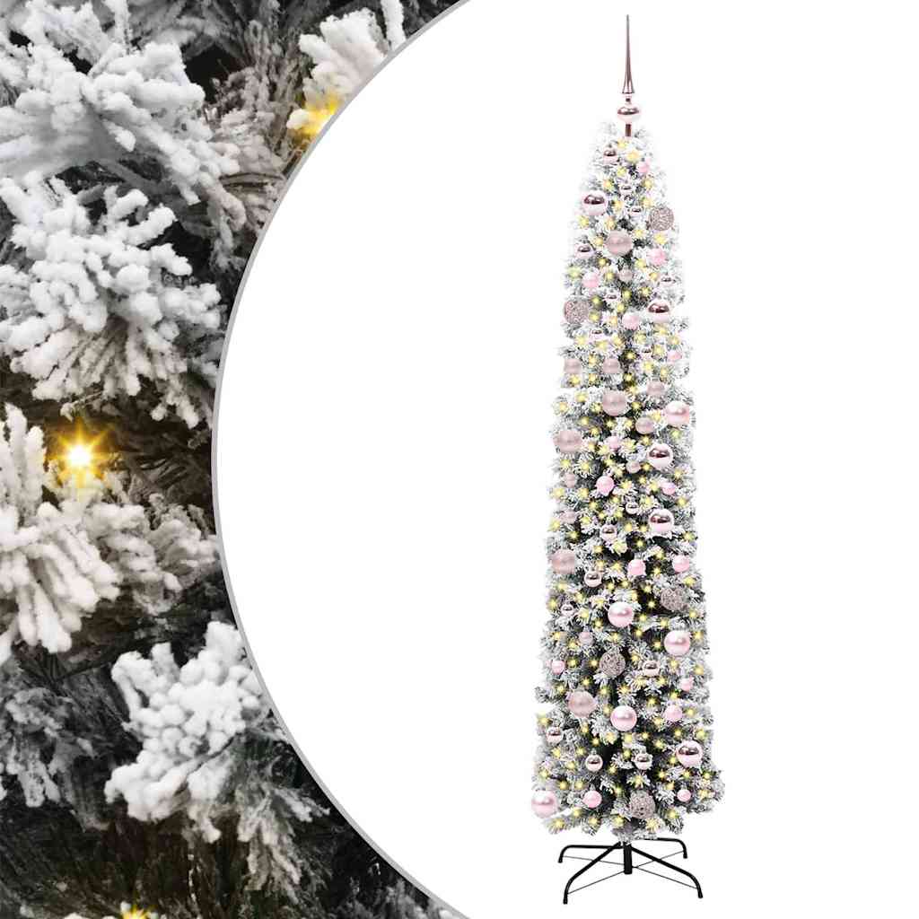 Albero di Natale artificiale con 300 LED Verde 180 cm 3395020