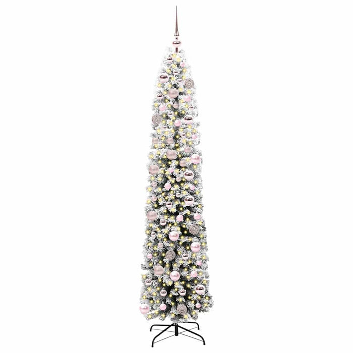 Albero di Natale Artificiale-Albero Natalizio con 300 LED Verde 180 cm 235620