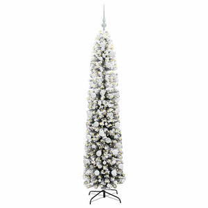 Albero di Natale Artificiale-Albero Natalizio con 300 LED Verde 180 cm 227528
