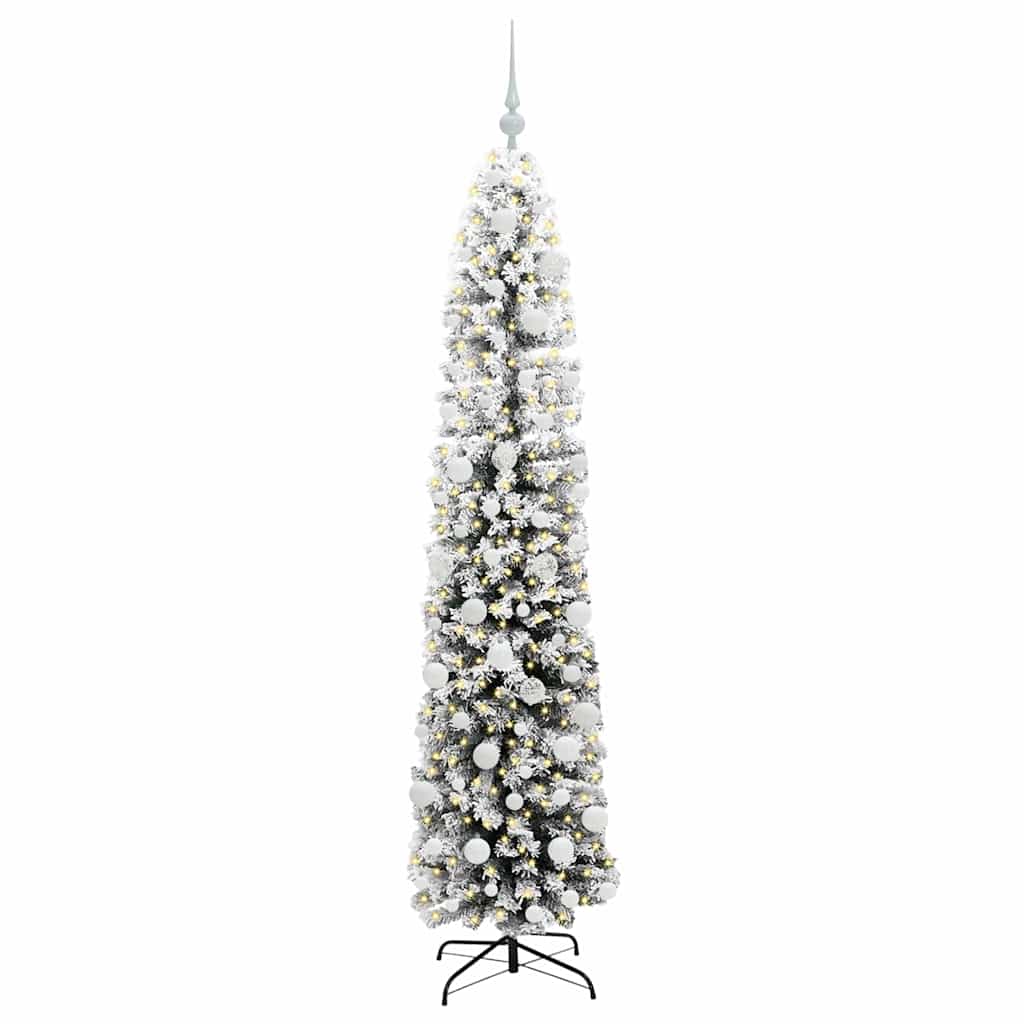 Albero di Natale artificiale con 300 LED Verde 180 cm 3395021