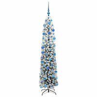 Albero di Natale Artificiale-Albero Natalizio con 300 LED Verde 180 cm 918727