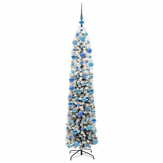 Albero di Natale Artificiale-Albero Natalizio con 300 LED Verde 180 cm 918727