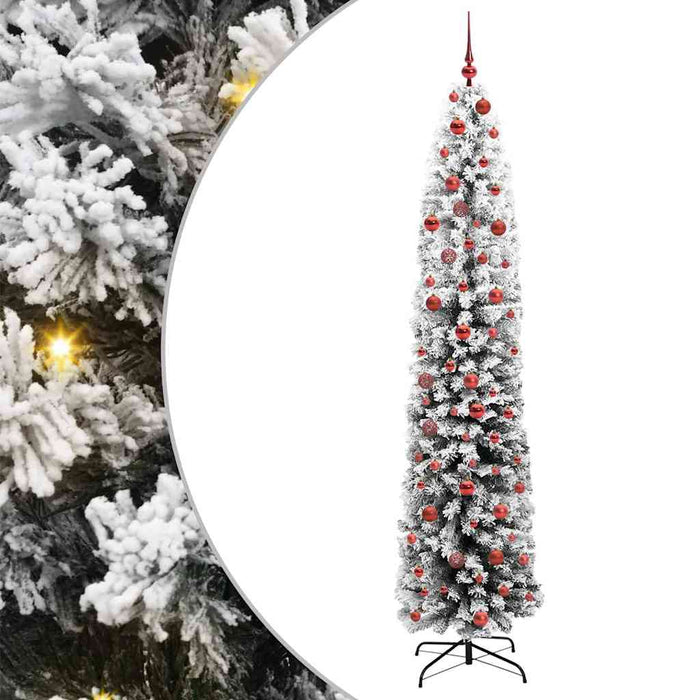 Albero di Natale artificiale con 300 LED Verde 210 cm 3395031