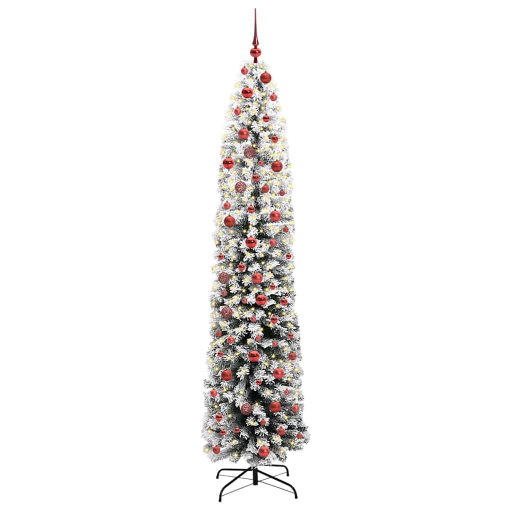 Albero di Natale artificiale con 300 LED Verde 210 cm 3395031
