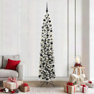 Albero di Natale artificiale con 300 LED Verde 210 cm 3395032