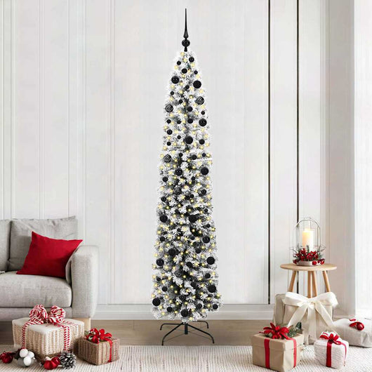 Albero di Natale artificiale con 300 LED Verde 210 cm 3395032