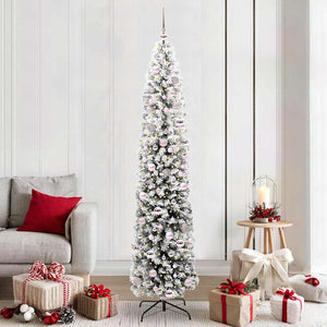 Albero di Natale artificiale con 300 LED Verde 210 cm 3395033