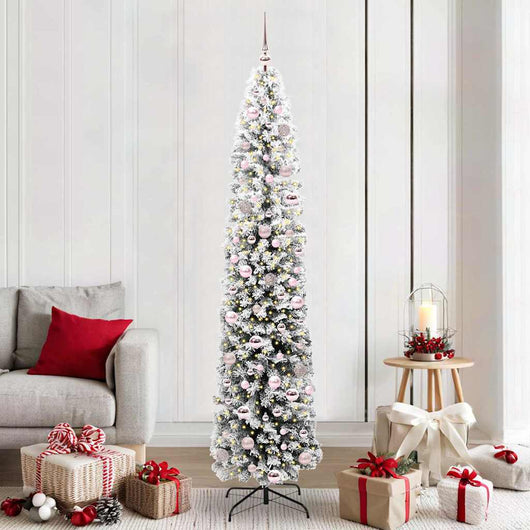 Albero di Natale artificiale con 300 LED Verde 210 cm 3395033