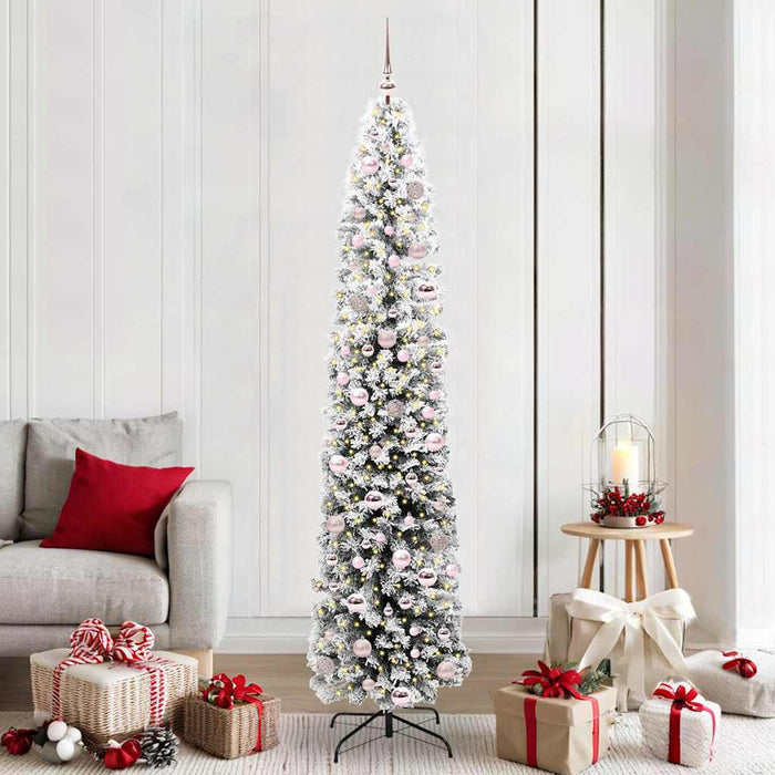 Albero di Natale artificiale con 300 LED Verde 210 cm 3395033
