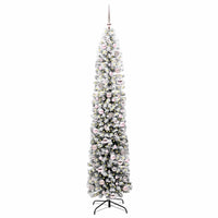 Albero di Natale Artificiale-Albero Natalizio con 300 LED Verde 210 cm 802410