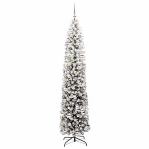 Albero di Natale artificiale con 300 LED Verde 210 cm 3395033