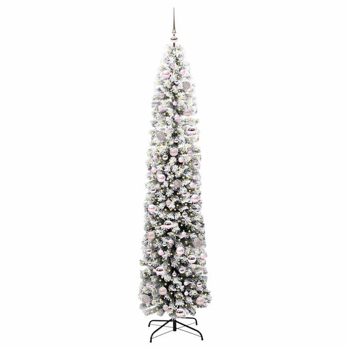 Albero di Natale artificiale con 300 LED Verde 210 cm 3395033